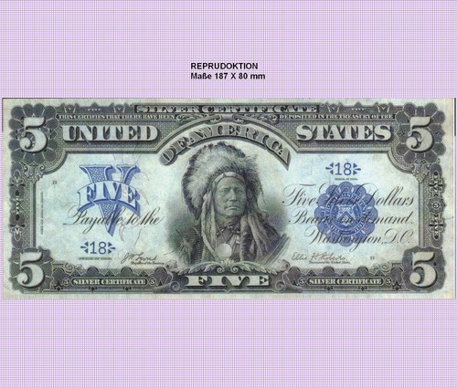 Dollari silver certificato - 5,