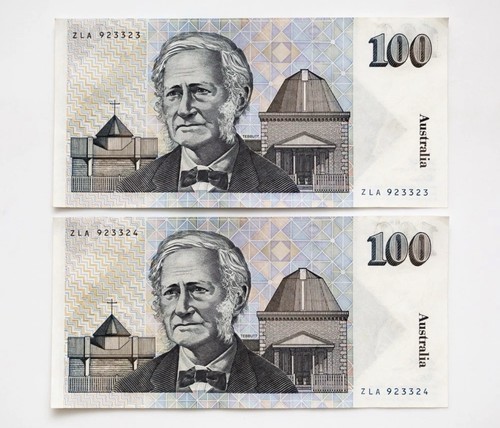 Australia banconote 2 x - da,