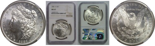 1881 dollaro morgan ngc - dollaro,