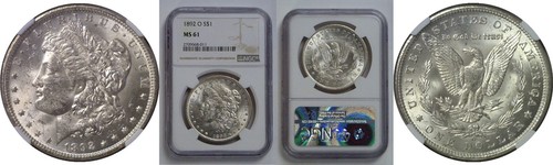1892 dollaro morgan ngc - dollaro,