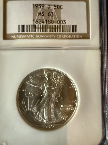 1939d walking liberty la - 1939d,