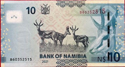 Banconota 10 dollari - 🇳🇦,
