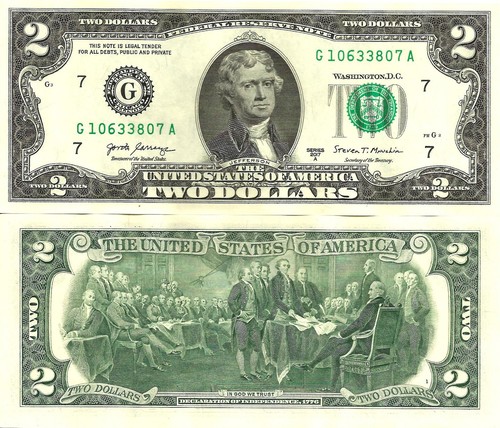 Stati uniti usa dollari 2017 - 2,
