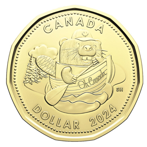 Canada 1 dollar coin - $1,