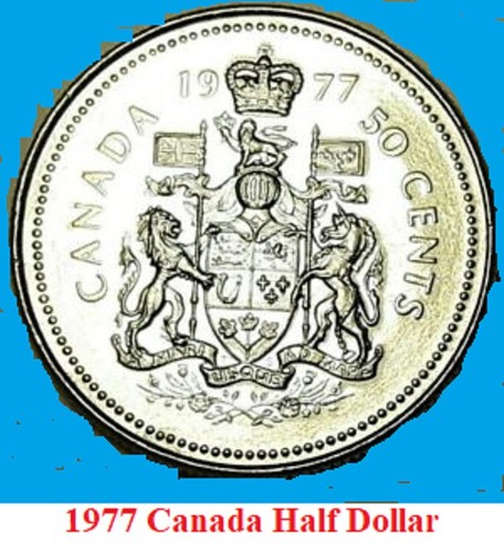 1977 canada half - 1977, dollar