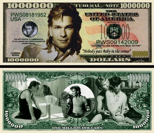 Patrick swayze billet - -, de