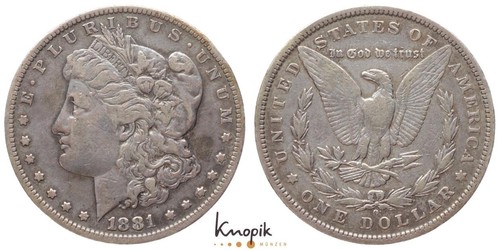 Usa dollar 1881 - dollar,